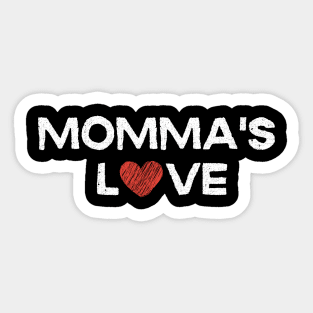 Momma's love design Sticker